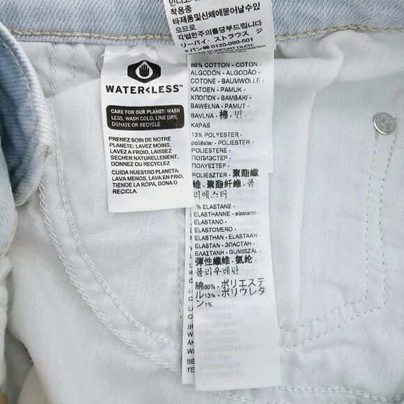 New! Levi's Silvertab High Waisted Mom Jean Light Wash Tapered Leg Jeans - Picture 14 of 15